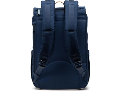 397038 3 herschel little america mid new black iris twill 21l