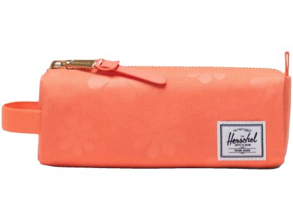 Herschel Settlement Pencil Case New - Coral Floral Sun