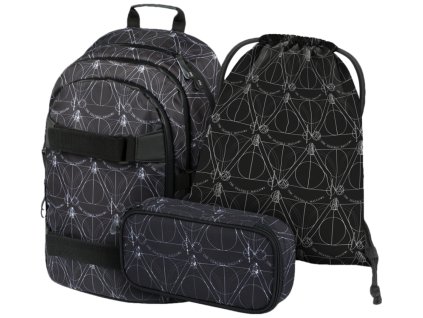 BAAGL 3 SET Skate Harry Potter Relikvie smrti: batoh, etue, sáček