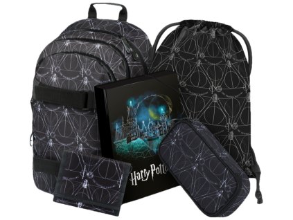 BAAGL SET 5 Skate Harry Potter Relikvie smrti: batoh, penál, sáček, desky, peněženka