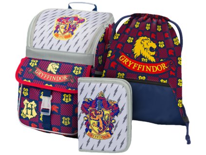 BAAGL 3 SET Zippy Harry Potter Nebelvír: aktovka, penál, sáček