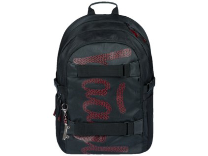 BAAGL Školní batoh Skate Red