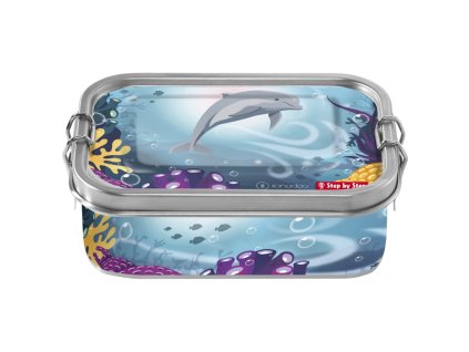 Step by Step Krabička na svačinu z nerezové oceli Dolphin Pippa