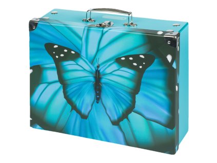 BAAGL Skládací školní kufřík Butterfly s kováním