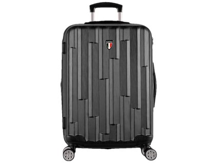 Cestovní kufr TUCCI Riflettore T-0272/3-L ABS - černá