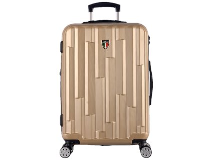 Cestovní kufr TUCCI Riflettore T-0272/3-L ABS - khaki