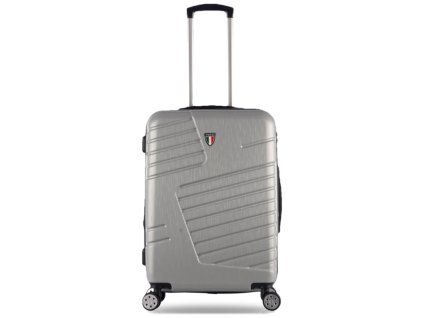 Kabinové zavazadlo TUCCI Boschetti T-0278/3-S ABS - stříbrná