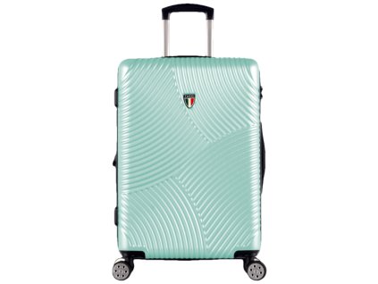 Cestovní kufr TUCCI Srotolare T-0277/3-M ABS - zelená