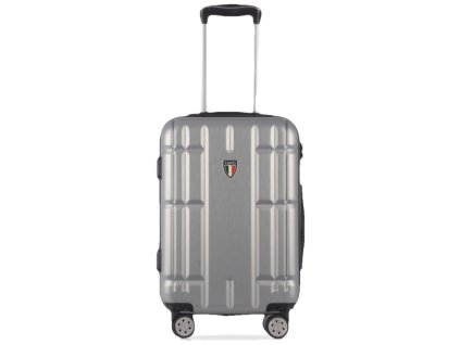Kabinové zavazadlo TUCCI Massa T-0279/3-S ABS - stříbrná