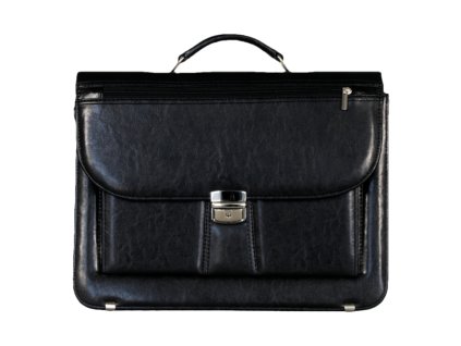 Aktovka REAbags 7618 - černá/nikl