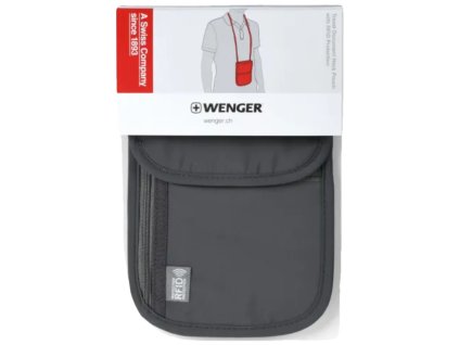 Pouzdro na pas a karty WENGER 606962 - šedá