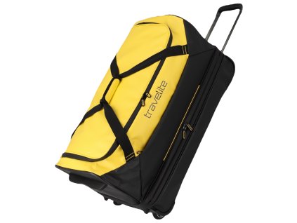 Travelite Basics Wheeled Duffle exp. Black/yellow