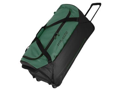 Travelite Basics Trolley Travel Bag Black/green