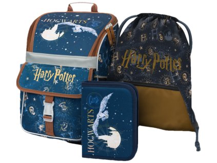 BAAGL 3 SET Zippy Harry Potter Bradavice: aktovka, penál, sáček