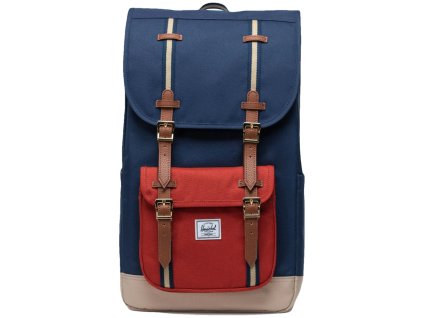 Herschel Little America™ New - Black Iris/Red Ochre/Twill 30l