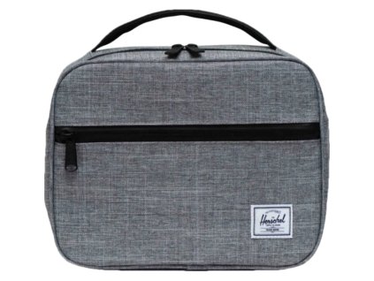 Herschel Pop Quiz Lunch Box Raven Crosshatch