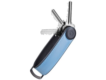Orbitkey Klíčenka z prémiové nappa kůže 2.0 Hybrid Leather - Lake Blue  + Orbitkey Multitool nářadí Zdarma