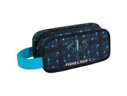 MINECRAFT penál Blue Axe and Sword