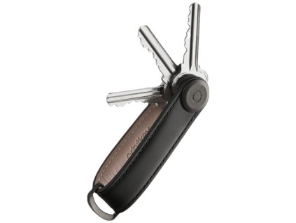 Orbitkey Kožená klíčenka 2.0 - Black + Orbitkey Multitool nářadí Zdarma