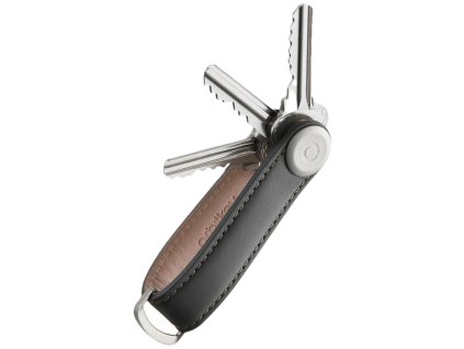 Orbitkey Kožená klíčenka 2.0 - Charcoal + Orbitkey Multitool nářadí Zdarma