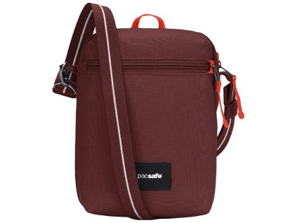 Pacsafe taška GO FESTIVAL CROSSBODY garnet red