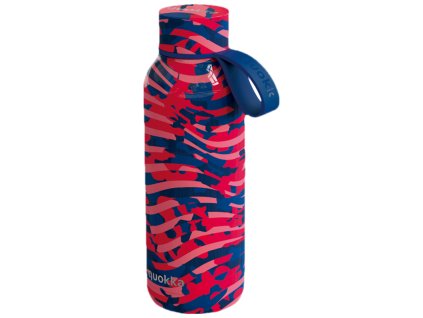 Quokka Nerezová termoláhev s poutkem Solid 510 ml - Colgador clash