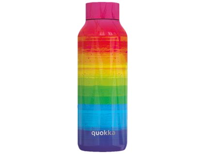 Quokka Nerezová termoláhev Solid 510 ml - Duhová