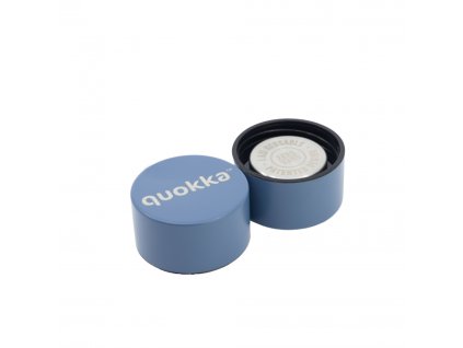Quokka Nerezová termoláhev Solid Powder 510 ml - Šedomodrá