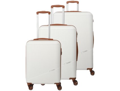 Travelite Bali S,M,L White/Cognac