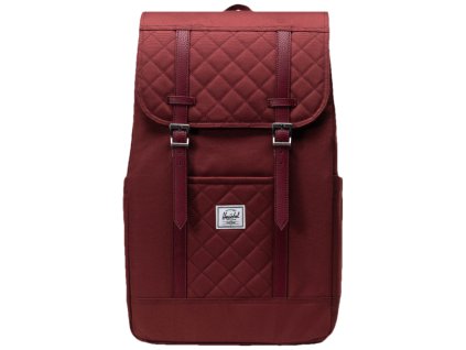 Herschel Retreat™ New - Oxblood Red Quilted 23L