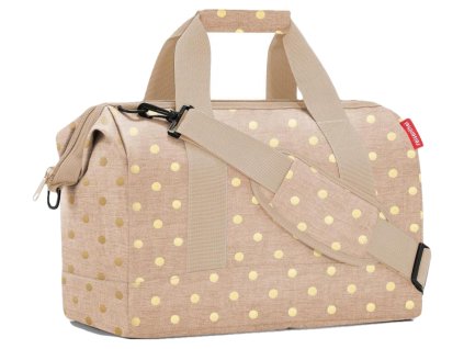 Reisenthel Allrounder M Metallic Dots Coffee