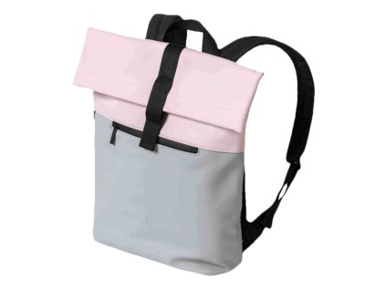 Meatfly batoh Timothy Light Grey / Pink 12l
