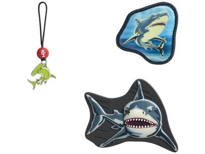 Doplňková sada obrázků MAGIC MAGS Glow Shark Dexter k aktovkám GRADE, SPACE, CLOUD, 2v1 a KID