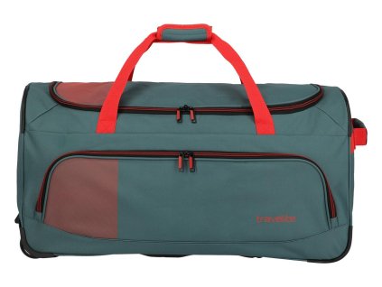 426277 1 9000277 82 travelite basics fresh wheeled duffle l green orange v