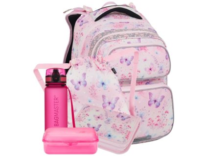 Bagmaster DOPI 25 A velký školní set pro prvňáčky – motýlci