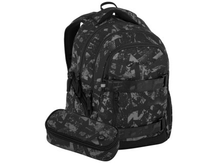 Bagmaster NOMAD 25 B studentský set – černo-šedý