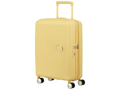 American Tourister SOUNDBOX SPINNER 55 EXP Pastel Yellow