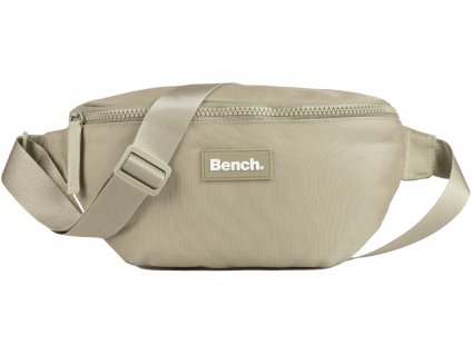 Bench Nova crossbody ledvinka - šedozelená