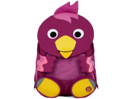 Affenzahn Dětský batoh do školky Large Friend Bird- purple 8l