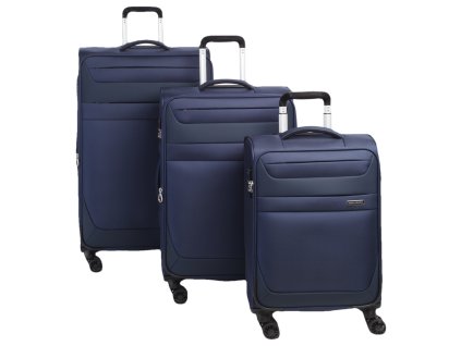 Worldpack Dublin 4w Sada 3 kufrů - Tmavě modrá
