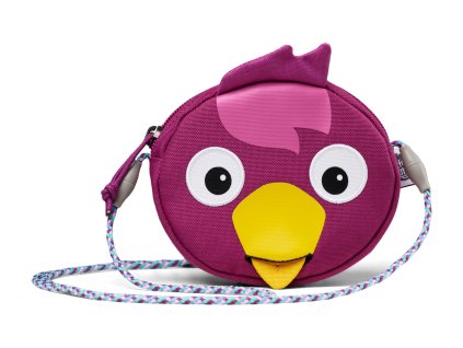 Affenzahn Dětská kabelka Wallet Bird - purple