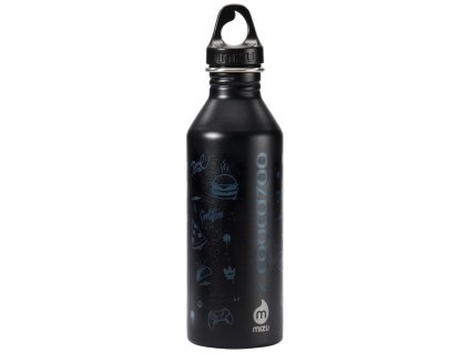 coocazoo Lahev na pití z nerez oceli 0,75 l, černá/modrá