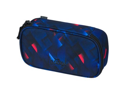 BAAGL Školní penál etue Skate Indigo