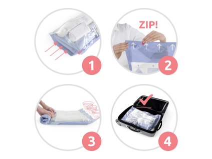 464092 set 2 ks cestovnich vakuovych pytlu compactor jet roll bags m ran4292 04