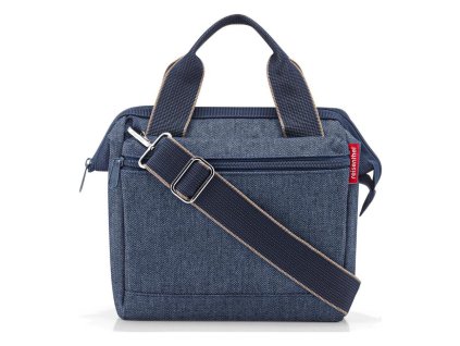 427354 reisenthel allrounder cross herringbone dark blue mq4113 1