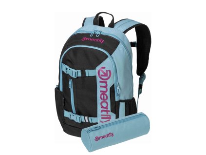 478627 meatfly batoh basejumper aqua pink 22 l penal zdarma