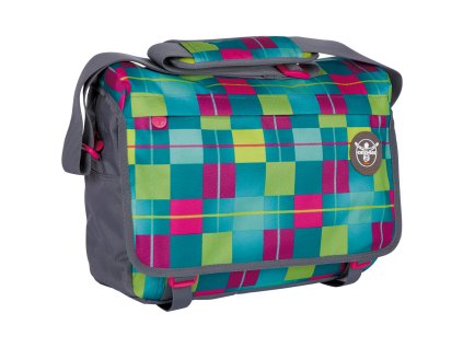 Chiemsee Shoulderbag large Karo blue cabaret