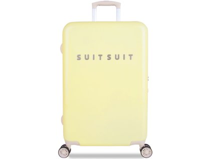 Cestovní kufr SUITSUIT® TR-1220/3-M - Fabulous Fifties Mango Cream + Pouzdro zdarma