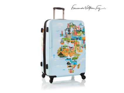 Heys FVT World Map L + PowerBanka nebo pouzdro zdarma