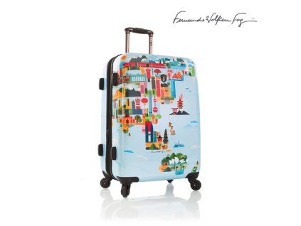 Heys FVT World Map M + PowerBanka nebo pouzdro zdarma